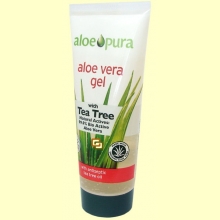 Aloe Vera Gel con Tea Tree Arbol del té - 200 ml - Aloe Pura