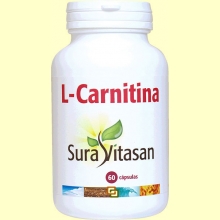 L-Carnitina - Nutrición deportiva - 60 cápsulas - Sura Vitasan
