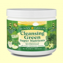 Cleansing Green Super Nutrientes - 166 gramos - Sunny Green