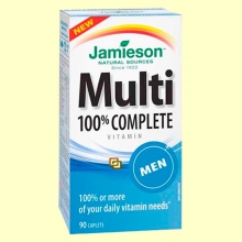 Multi 100% Complete Men - Suplemento Vitamínico - 90 cápsulas - Jamieson