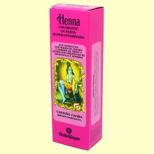 Henna Castaño Caoba Pasta - 200 ml - Radhe Shyam