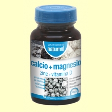 Calcio + Magnesio + Zinc + Vitamina D - 90 comprimidos - Naturmil