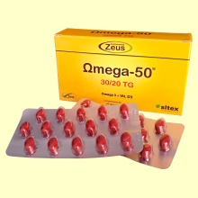 Omega 50 20/30 TG - 120 perlas - Zeus Suplementos