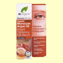 Suero Contorno de Ojos de Aceite de Argán Marroquí Bio - 30 ml - Dr.Organic
