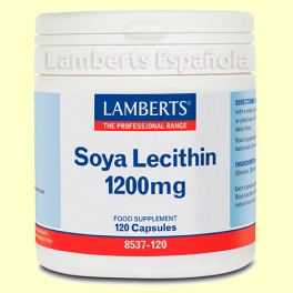Lecitina de Soja 1.200 mg - Lamberts - 120 cápsulas