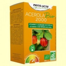 Acerola Bio 2000 - 24 comprimidos - Phyto Actif