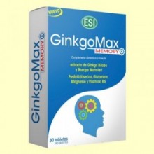GinkgoMax Memory - 30 tabletas - Laboratorios ESI