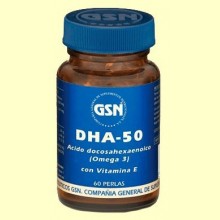 DHA 50 - 60 perlas - GSN Laboratorios