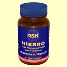 Hierro + Vitamina C - 60 comprimidos - GSN Laboratorios