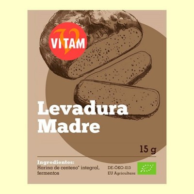 Levadura Madre Bio - 15 gramos - Vitam