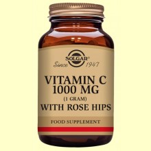 Rose Hips C 1000 mg - Vitamina C - 250 comprimidos - Solgar