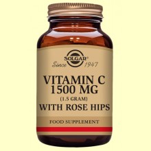 Rose Hips C 1500 mg - Vitamina C - 90 comprimidos - Solgar