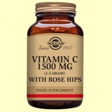 Rose Hips C 1500 mg - Vitamina C - 180 comprimidos - Solgar