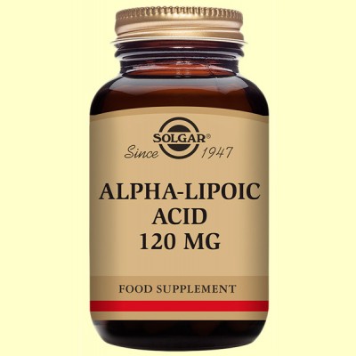 Acido Alfa Lipoico 120 mg. 60 vegicaps de SOLGAR