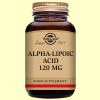 Acido Alfa Lipoico 120 mg. 60 vegicaps de SOLGAR