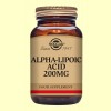 Acido Alfa Lipoico 200 mg. 50 vegicaps de SOLGAR