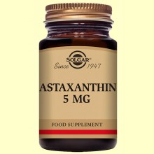 Astaxantina 5 mg - 30 cápsulas blandas - Solgar