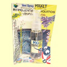 Mini Spray Pocket Repelente Mosquitos Citronella Vainilla - 30 ml - Aromalia