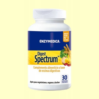 Digest Spectrum - 30 Cápsulas - Enzymedica