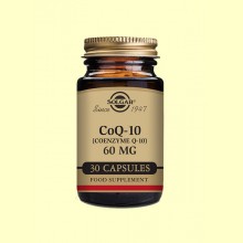 Coenzima CoQ-10 - 60 mg - 30 cápsulas - Solgar