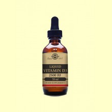 Vitamina D3 líquida 2500 UI - 59 ml - Solgar