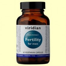 Fertility para Hombres - 60 Cápsulas - Viridian