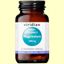 Magnesio de Alta Potencia - 30 Cápsulas - Viridian