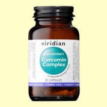 Curcumina Complex Alta Potencia - 30 Cápsulas - Viridian