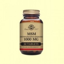 MSM 1000 mg - 60 comprimidos - Solgar