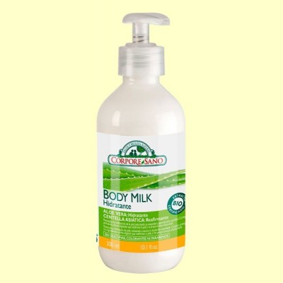 Body Milk Hidratante Aloe Vera y Centella Asiática - 300 ml - Corpore Sano