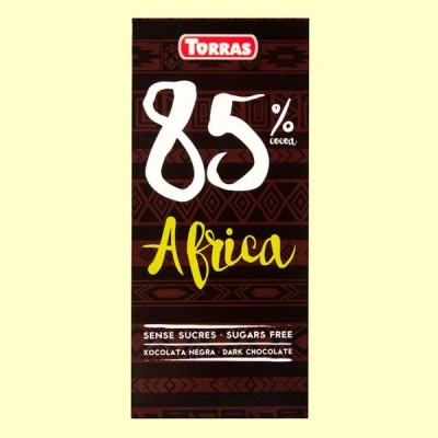 Chocolate Negro 85% Cacao África - 100 gramos - Torras