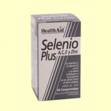 Selenio Plus con Vitaminas A, C, E y Zinc - 60 comprimidos - Health Aid