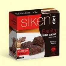 Barrita de Crema de Cacao - 5 barritas - Siken Diet