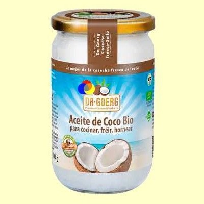 Aceite de Coco para Cocinar Bio - 200 ml - Dr Goerg