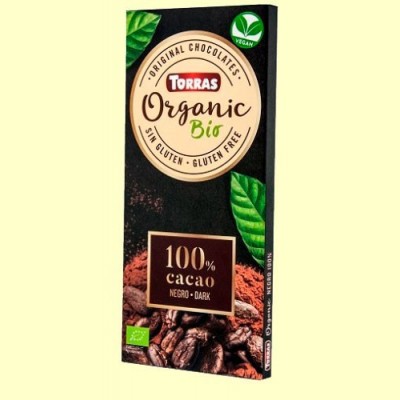 Chocolate Negro 100% - 100 gramos - Torras