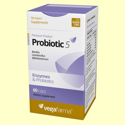 Probiotic5 - 60 cápsulas - Vegafarma