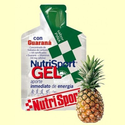 NutriSport Cycling Gel con Guaraná - 40 gramos - Sabor Piña