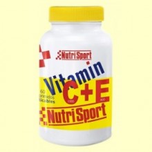 Vitamin C+E - 60 comprimidos masticables - Nutrisport