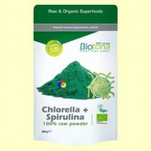 Chlorella + Spirulina Bio - 200 gramos - Biotona