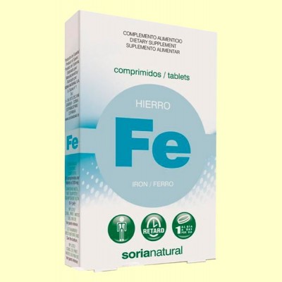 Hierro Retard - 32 comprimidos - Soria Natural