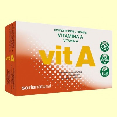 Vitamina A Retard - 48 comprimidos - Soria Natural