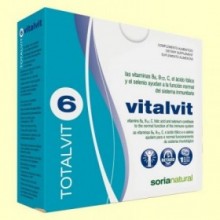 Totalvit 6 Vitalvit - Optimismo y Vitalidad - 28 comprimidos - Soria Natural