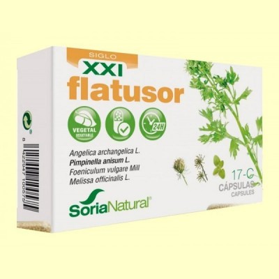 Flatusor 17 C S XXI - 30 cápsulas - Soria Natural
