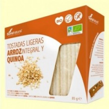 Tostadas Ligeras de Arroz y Quinoa Bio - 85 gramos - Soria Natural