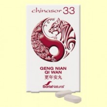 Chinasor 33 - GENG NIAN QI WAN - 30 comprimidos - Soria Natural