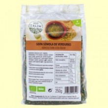 Sopa Sémola de Verduras Bio - Eco- 250 gramos -Salim