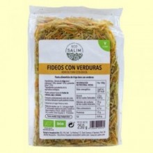 Fideos con Verduras Ecológicos - Eco- 250 gramos -Salim