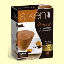 Mousse de chocolate y caramelo - 7 sobres - Siken Diet