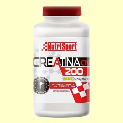 Creatina 200 Monohidrato - 200 comprimidos - NutriSport