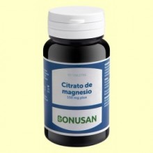 Citrato de Magnesio 150mg Plus - 60 tabletas - Bonusan